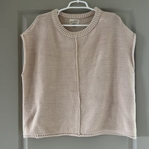 Taupe Beige Sweater Vest
